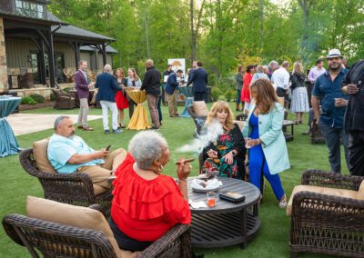 People having a party