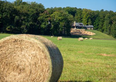 Big hay bale roll