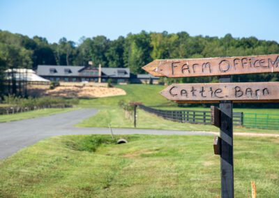 Farm Office and Cattle Barn signs
